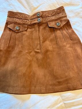 Women's Suede Free People skirt